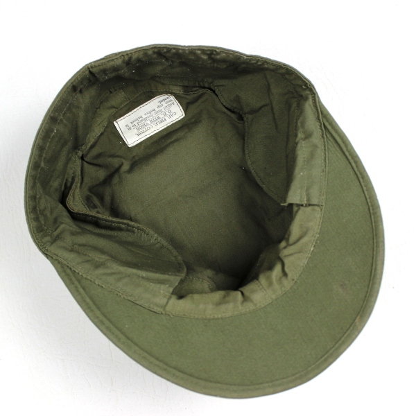 M1943 OD7 cotton sateen cap w/ visor - 7 1/4