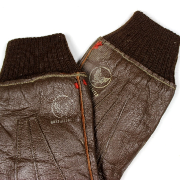 USAAF A-10 leather flight gloves - Size 8