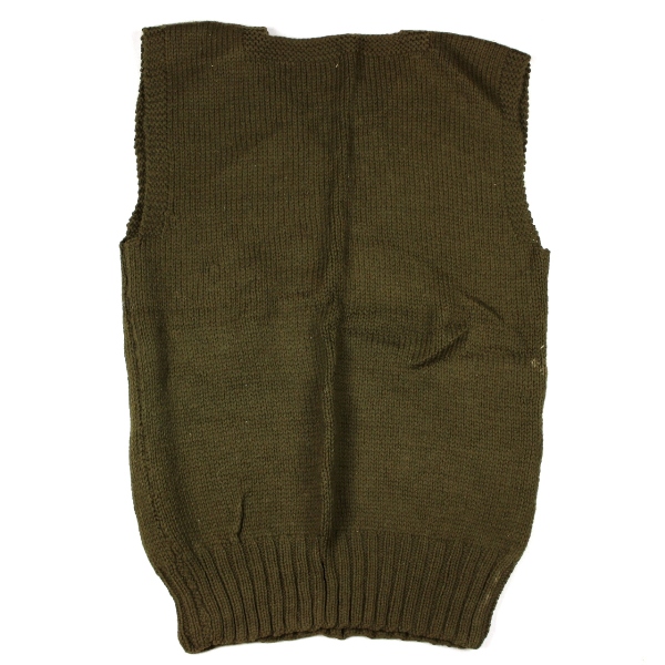 V-neck OD wool sleeveless sweater - ARC