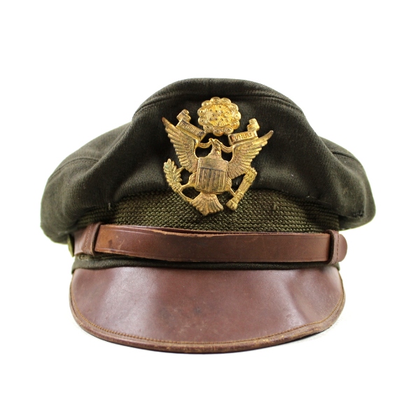 USAAF officers OD crusher cap - Bancroft Flighter