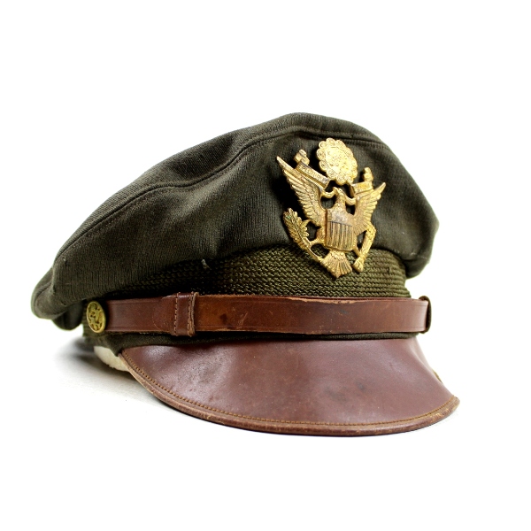 USAAF officers OD crusher cap - Bancroft Flighter