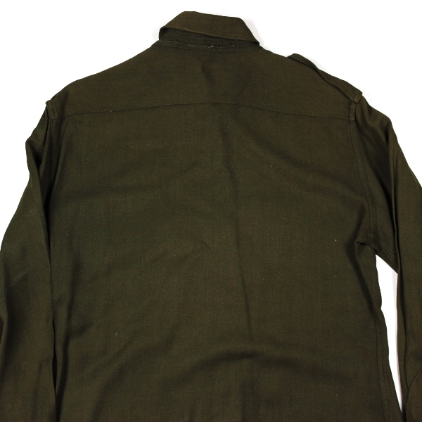 US Army / USAAF officers OD wool gabardine dress shirt