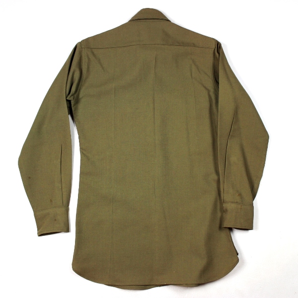 US Army / USAAF officers OD wool serge dress shirt