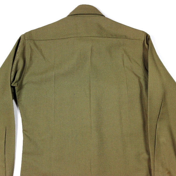 US Army / USAAF officers OD wool serge dress shirt