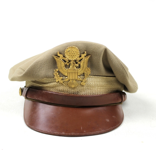 USAAF khaki officers dress cap