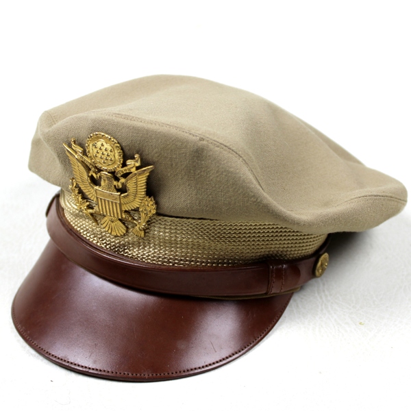 USAAF khaki officers dress cap