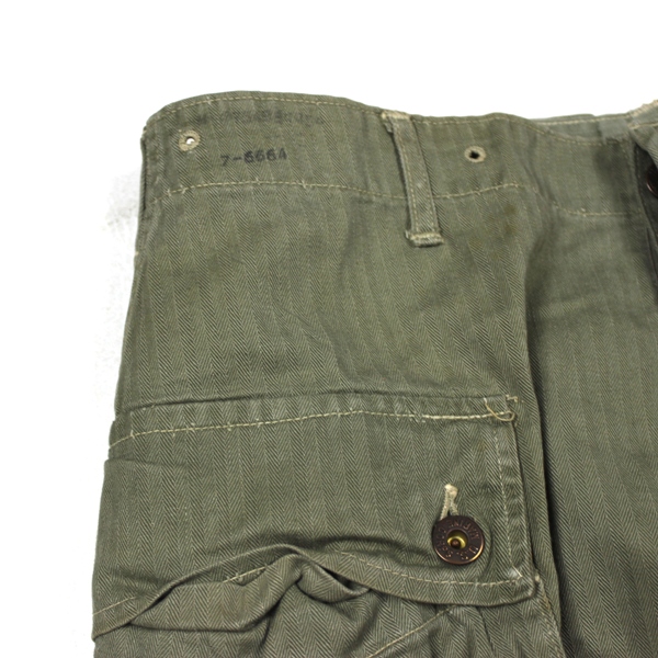 44th Collectors Avenue - Scarce USMC P44 HBT 'Monkey' trousers