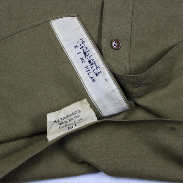 44th Collectors Avenue - USMC brown wool service shirt