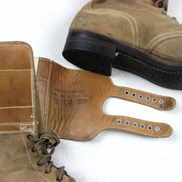 WAC M-1943 double buckle boots - Size 9 1/2