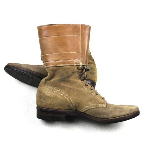 WAC M-1943 double buckle boots - Size 9 1/2