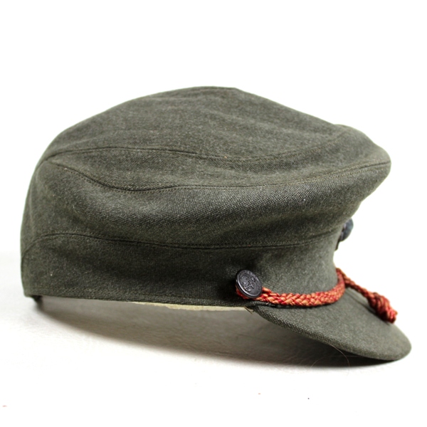 USMCWR forest green officer dress cap - Identified